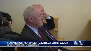 Former UNM Athletic Director charged with embezzlement
