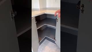 Maximize your space | Modern Corner Kitchen Cabinet Design | Smart Kitchen Storage Ideas 2025#shorts Wealth