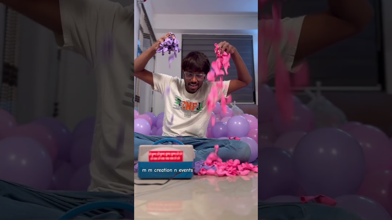 Birthday decoration ideas at home | balloon decoration ideas 