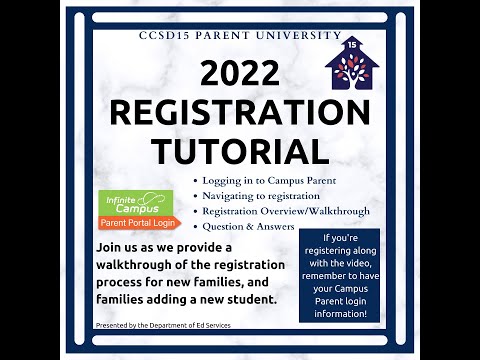 CCSD 15 2022-23 Registration Tutorial Video (English)