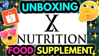 Lx Nutrition Food Supplement Shopee Unboxing