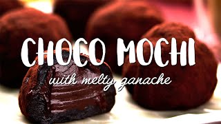 Chocolate Filled Mochi Recipe チョコ餅