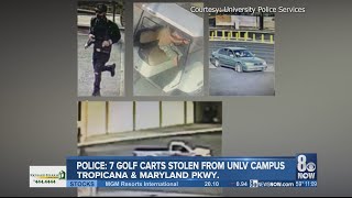 UNLVPD: 7 golf carts stolen from university's main campus