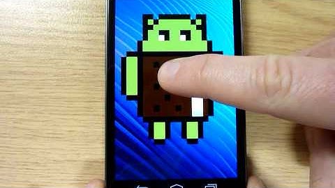 Android Ice Cream Sandwich Nyandroid hidden easter egg