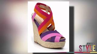 Trend Alert: Bold Colored Spring Wedges