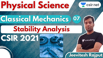 Physical Science | Classical Mechanics - Stability Analysis | CSIR June 2021 | 8:00 AM