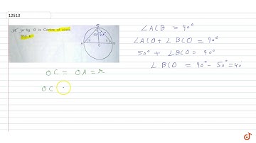 In fig. O is Centre of circle, find `x^@`