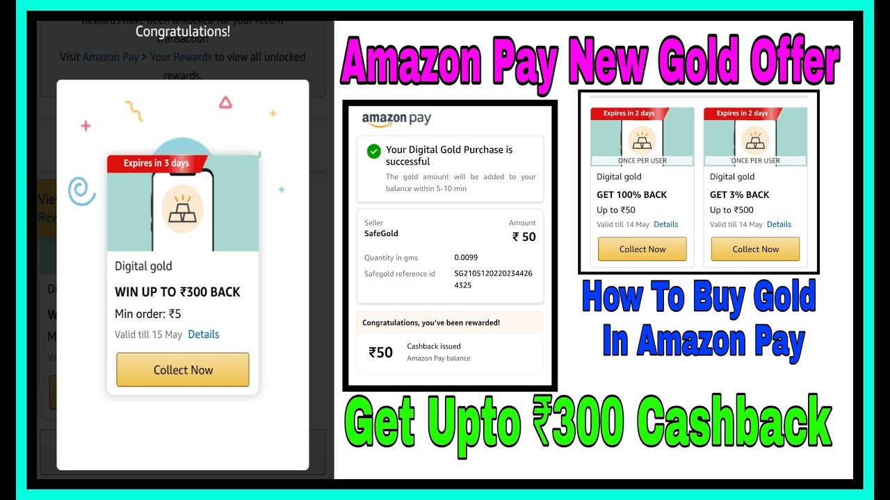amazon pay new gold offer today how to buy gold in amazon amazon new offer YouTube