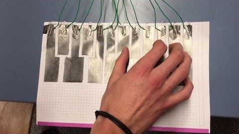 Paper Piano with Arduino and PureData
