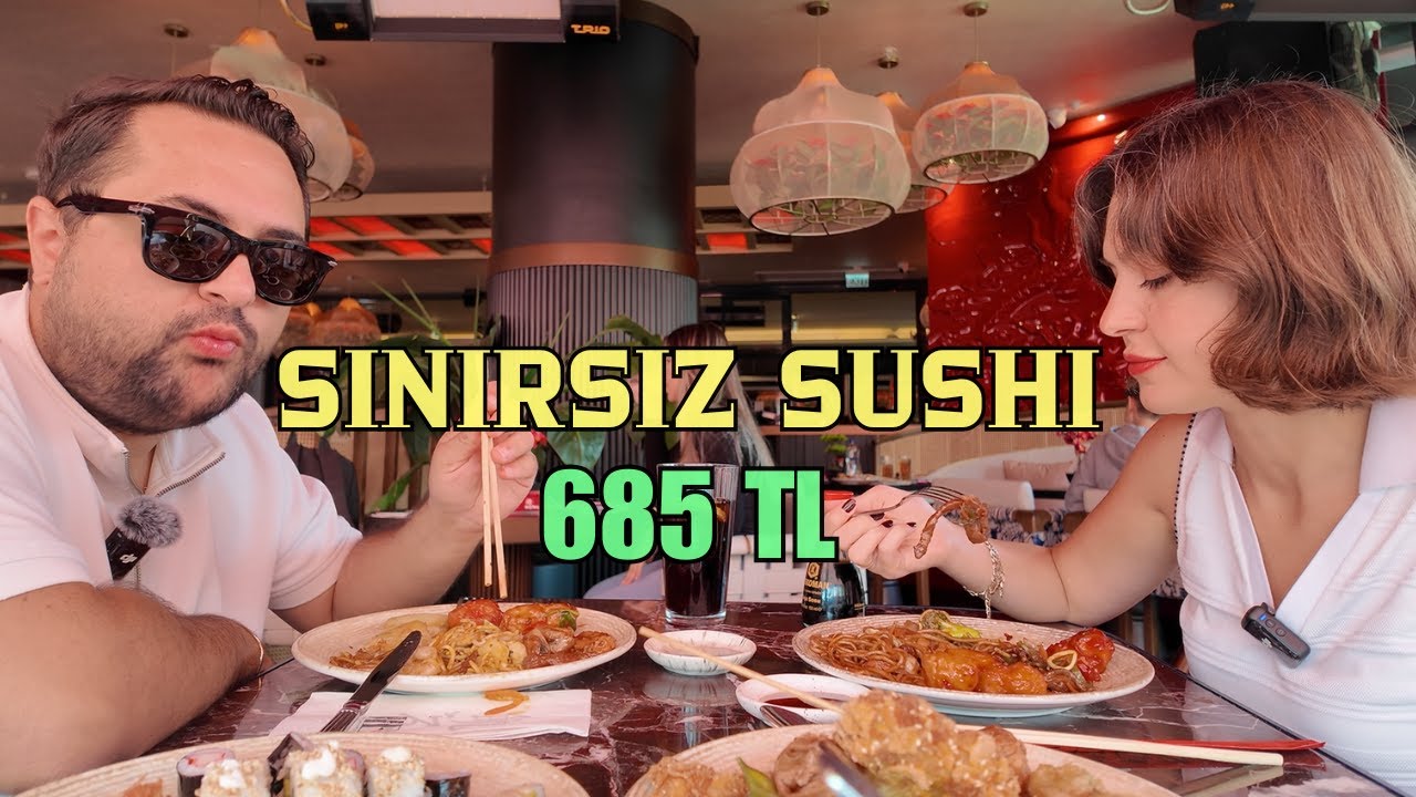 685 TL’ye Sınırsız Sushi Denedik! | BU KADAR BEKLEMİYORDUK…