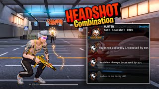 Secret ( HEADSHOT COMBO ) + ( UNLIMITED HP COMBO ) + ( HIGH DAMAGE COMBO ) | free fire passive combo screenshot 4