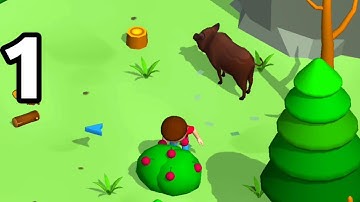 Wild Forest: Idle Survival Gameplay Walkthrough Part 1 (Android)