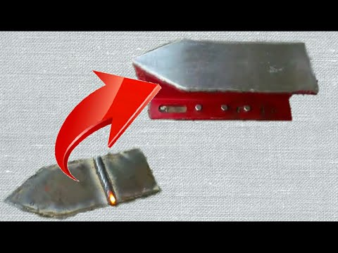 صنع أفضل سندان من بقايا الحديد       