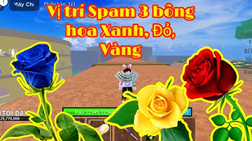 (roblox) Cách tìm ba bông hoa Xanh, đỏ và vàng nâng tộc v2 siêu nhanh cực dễ