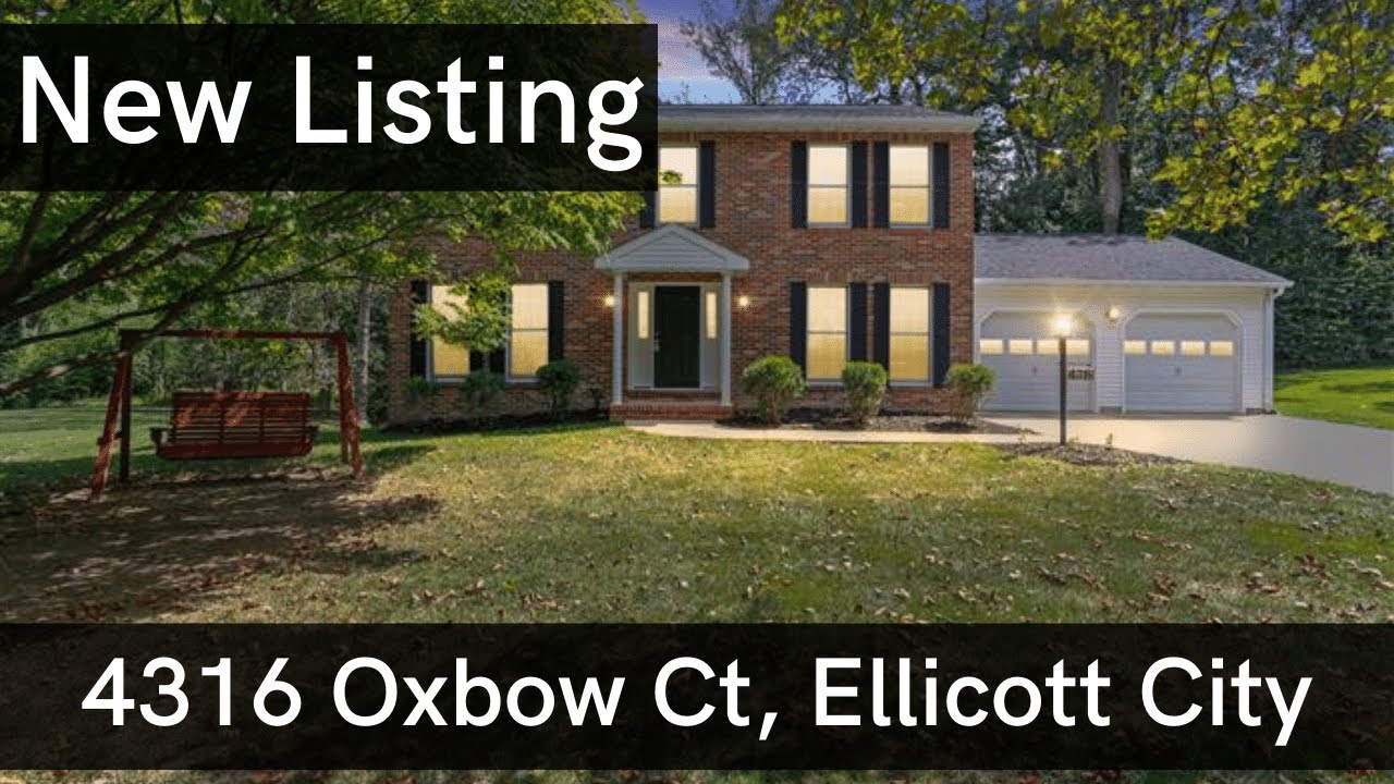 New Listing 4316 Oxbow Ct, Ellicott City MD 21042 YouTube