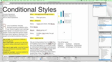 33 - DTP with QuarkXPress: Conditional Styles