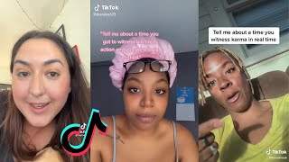 When You Witnessed Karma In Action | TikTok Stitch Compilation