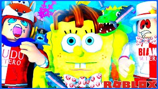 MEU IRMÃO VIROU BOB ESPONJA MALVADO NO ROBLOX