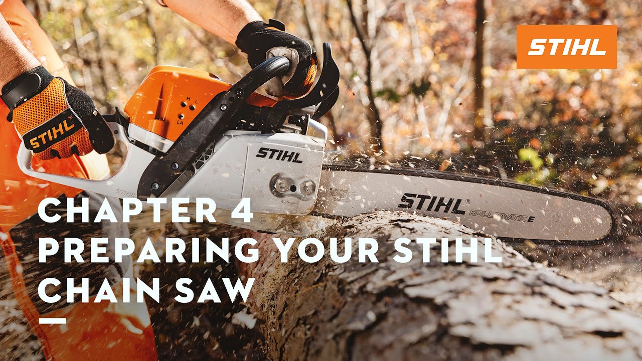 Chapter 4: Preparing Your STIHL Chain Saw | STIHL Tutorial - YouTube
