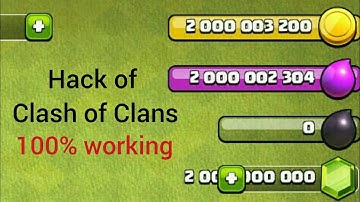 Hack version of clash of clans (100% working) (no root required)