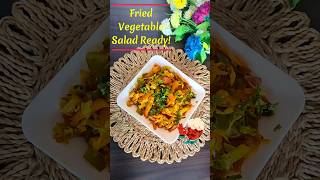 Vegetables Fried Salad vegetables fried salad carrot cabbage tomato onion greenchilli tasty