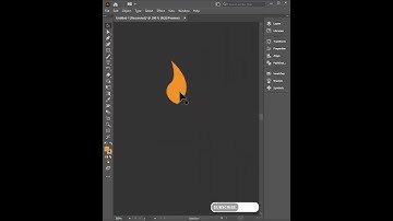 Fire flame design in Adobe illustrator