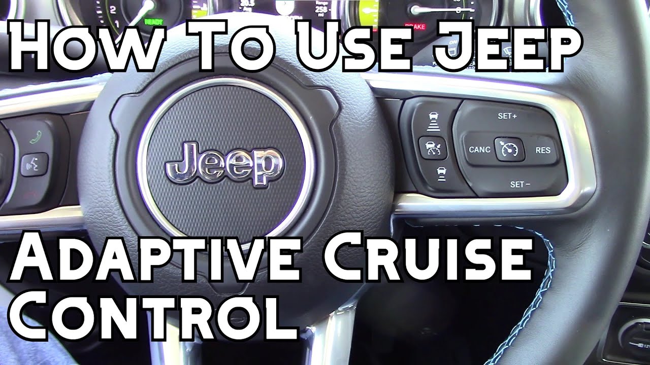 How To Use Jeep Adaptive Cruise Control - YouTube