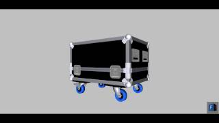 Flightcase for Showtec expression 5000 led 8 pcs