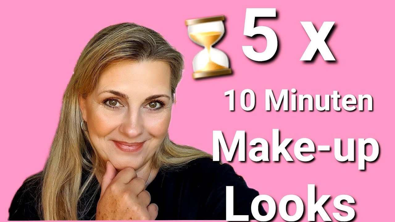5 Looks mit verschiedener Kosmetik | Alltagslook | schnell und einfach | Tutorial