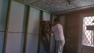 Clearing out & insulating the workshop