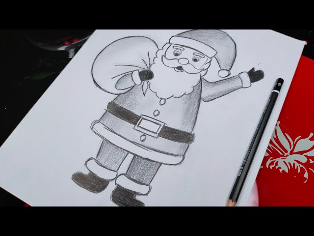 Update more than 160 santa claus pencil drawing best