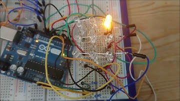 3X3X3 LED Cube with Arduino Uno