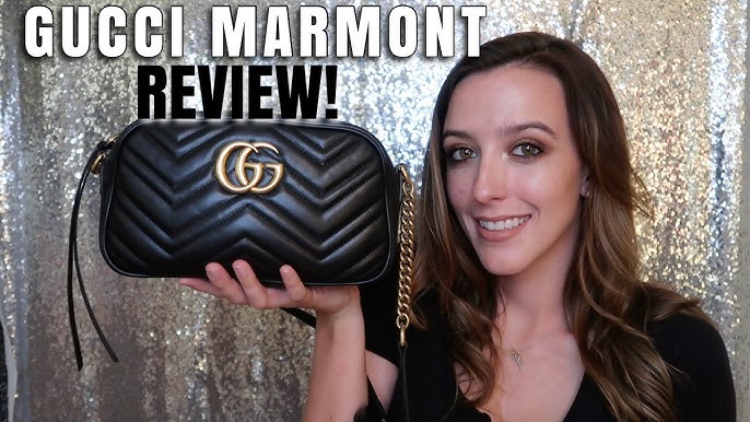 Did it All for the Gucci - Marmont Small Shoulder Bag Review — Bae Area  Beauty