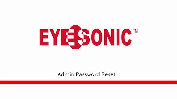 Eyesonic Recorder Password Reset Guide