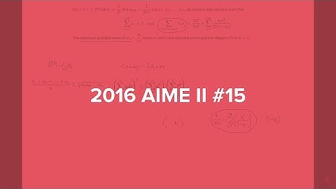 2016 AIME II #15