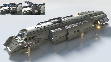 StarGate Atlantis Ancient Combat Jumper Exterior