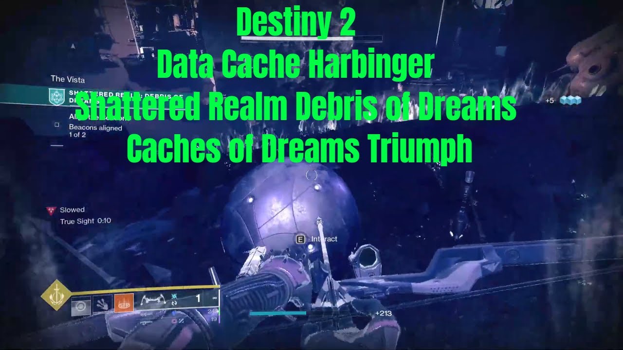 Destiny 2 - Data Cache Harbingers | Shattered Realm Debris of Dreams - Caches of Dreams Triumph