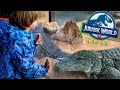 DINOSAURIOS Jurassic World Alive en el ZOO🐊T-REX, SARCOSUCHUS y KAPROSUCHUS con COCODRILOS del NILO