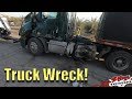 Semi Truck Invloved In Accident - Swift Cleanup and Recovery