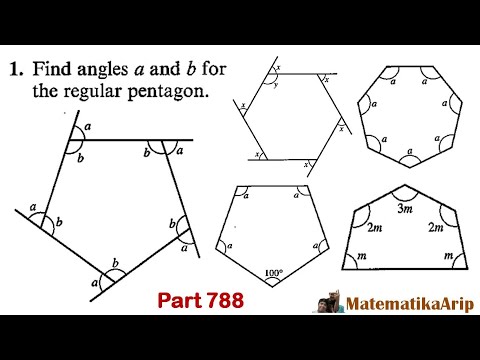 Poligon Geometri: Mencari Unsur Sudut yang tidak Diketahui