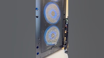 PC Dust Filters Work! #tech #pc #techtips #pcbuild #gamingpc #pcrepair #computerrepair