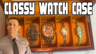 The Only Place For Your Rolex - Cherry Wood Watch Box Display Case