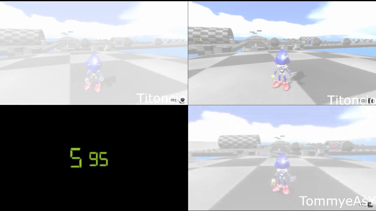 Sonic R Timer Sonic World timer with bug - YouTube