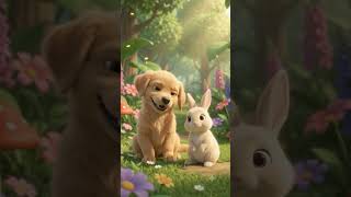 This Bunny Won’t Stop Copying Him 😂🐶🐰 #Shorts This Bunny Won’t Stop Copying Him 😂🐶🐰 #Shorts