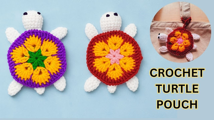 DIY Crochet Turtle Pouch 🐢 | Cute Bag Charm & Coin Purse Tutorial