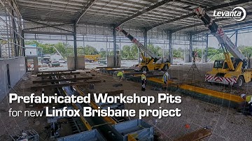 Prefabricated Workshop Pits for Linfox | Levanta Workshop Solutions