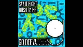 Bush B4 Me - Say It Right/Extended Mix/ Resimi