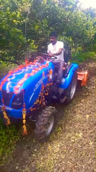 Simba 30 New Holland 4x4 Mini Tractor Rotavator Demo #Simba #NewHolland #Short #ShortVideo #Shorts