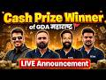 🏆 GDA Maharashtra Cash Prize Winner LIVE | आखिर किसने जीता Cash Prize? 💸
