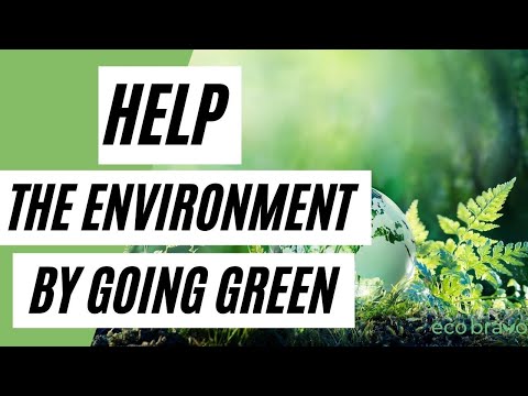 Help The Environment By Going GREEN (Eco-Friendly Lifestyle)